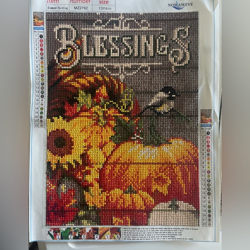 Finished diamond heart